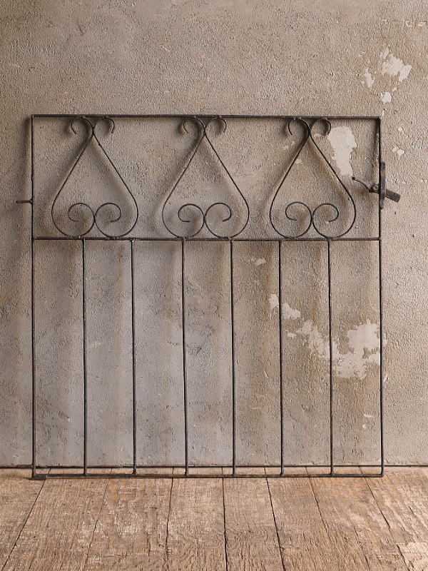 イギリスアンティーク アイアンフェンス ゲート柵 ガーデニング 13554