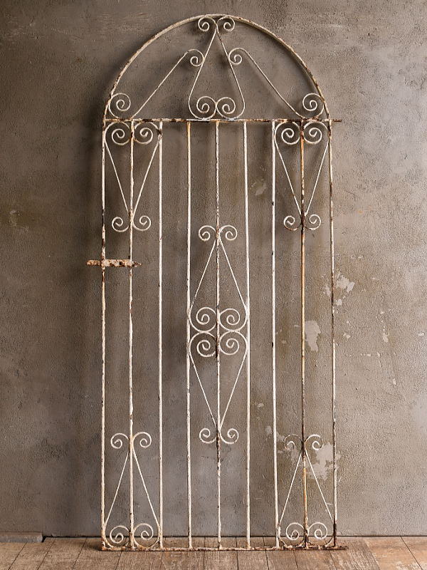 イギリスアンティーク アイアンフェンス ゲート柵 ガーデニング 13557