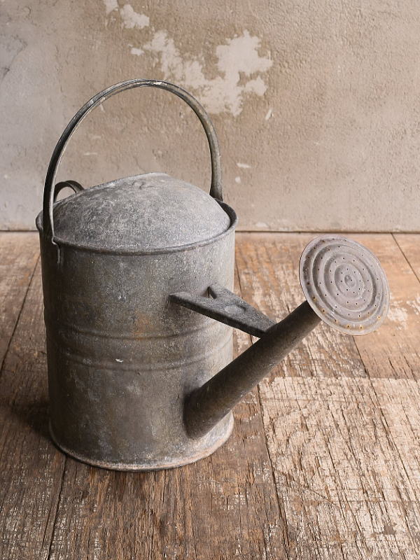 イギリス アンティーク ブリキ製 ジョウロ ガーデニング 13569