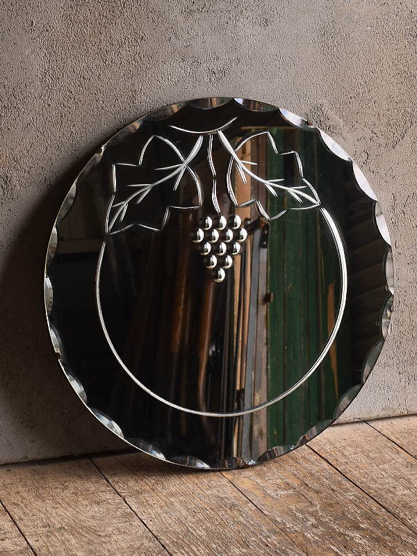 イギリス アンティーク 壁掛けミラー 鏡 1