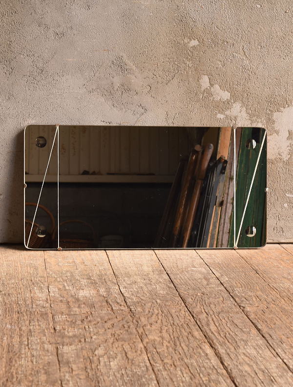 イギリス アンティーク 壁掛けミラー 鏡 13611