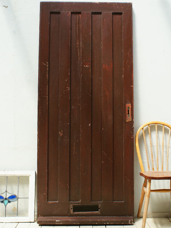 イギリス アンティーク 木製ドア 扉 ディスプレイ 建具 3245