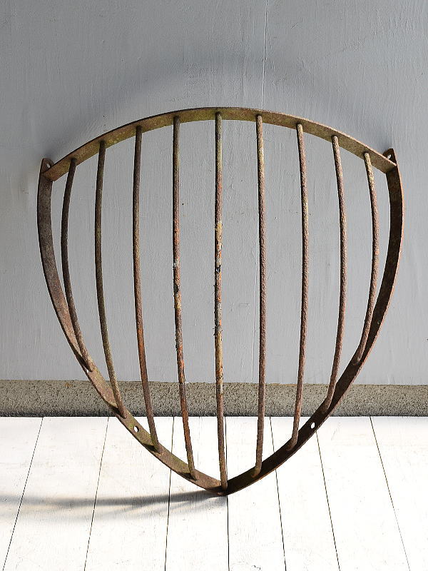 イギリス アンティーク ハンギングプランター　ウォールバスケット 6989