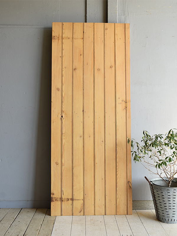 イギリス アンティーク パインドア ディスプレイ 建具 7242