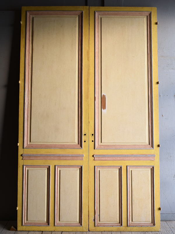 フレンチ アンティーク ドア 扉 建具×2　 9225