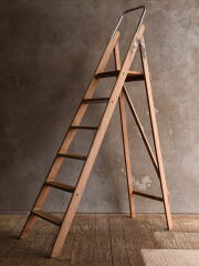 ✴︎最後の1台✴︎ ハンドメイド　ディスプレイステップラダー イギリス アンティーク ステップラダー 脚立 ディスプレイ 11896