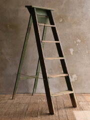 ステップラダー　アンティーク ステップラダー