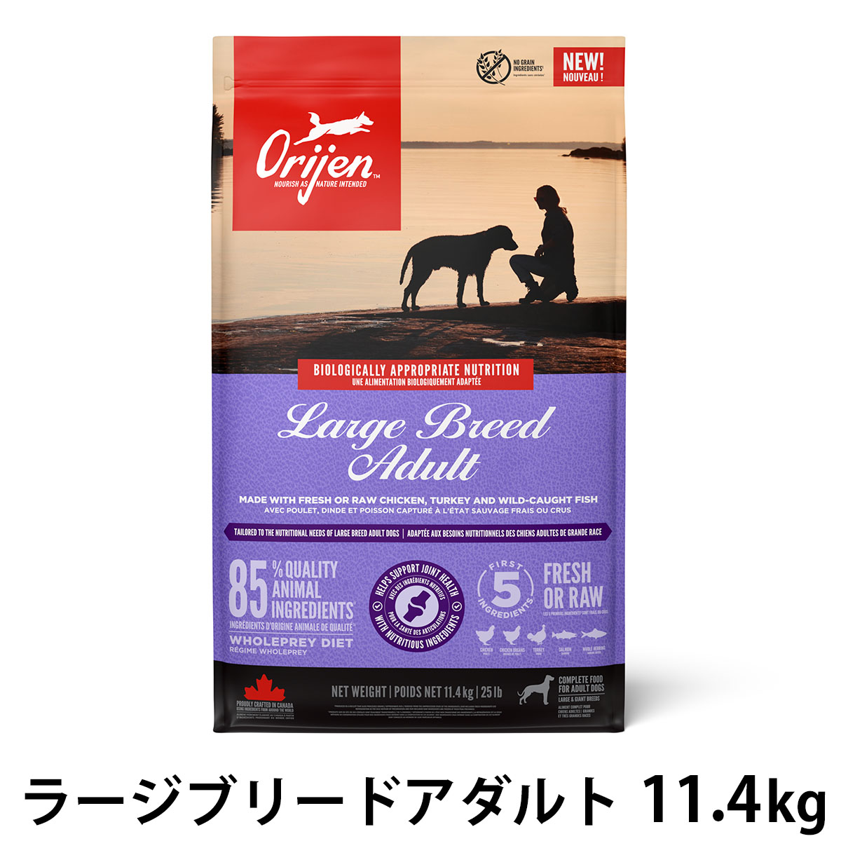 オリジン　ラージブリード　アダルト　11.4kg