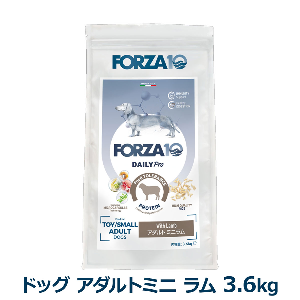 FORZA10　フォルツァディエチ　デイリープロ　アダルトミニ　ラム　小粒　3.6kg