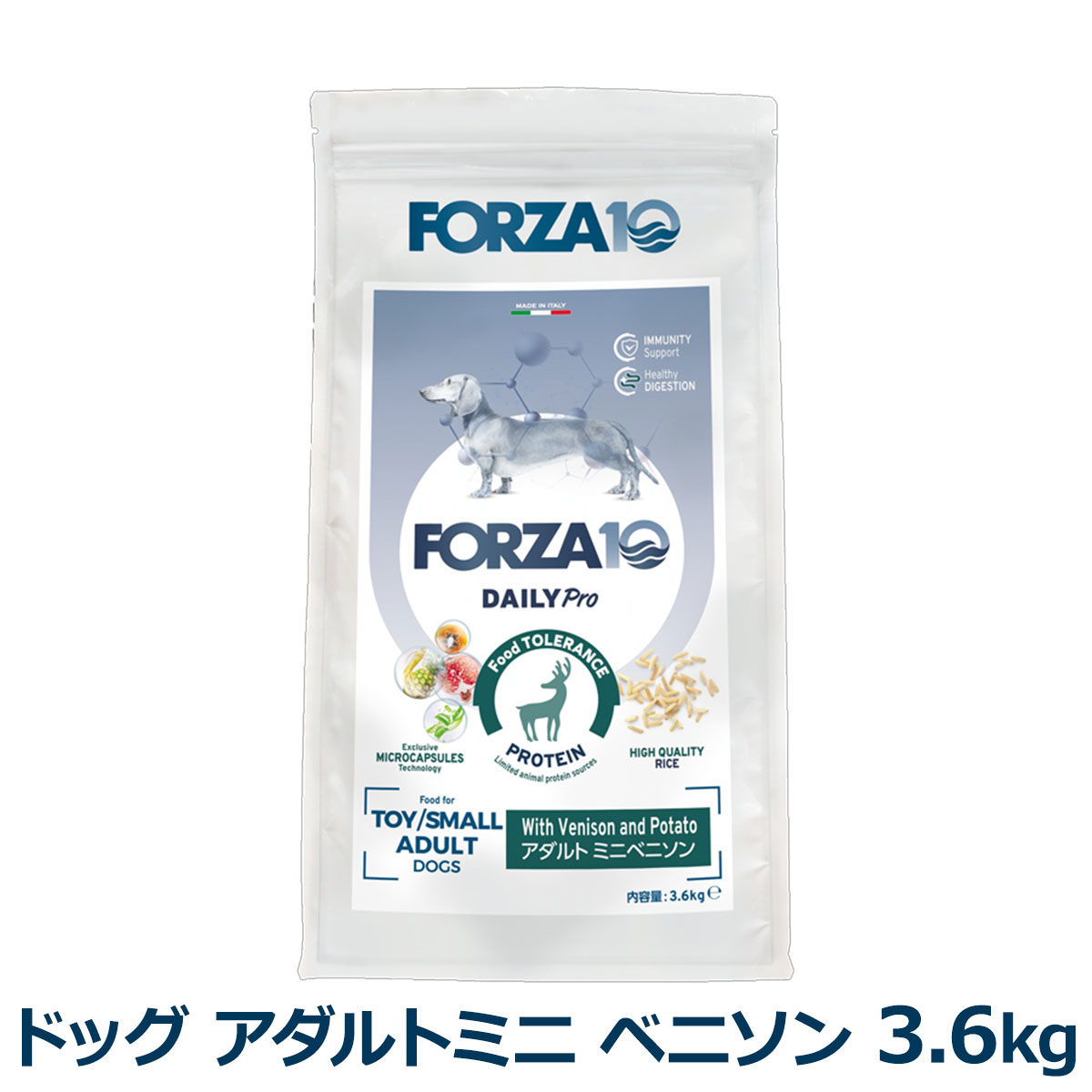 FORZA10　フォルツァディエチ　デイリープロ　アダルトミニ　ベニソン　小粒　3.6kg