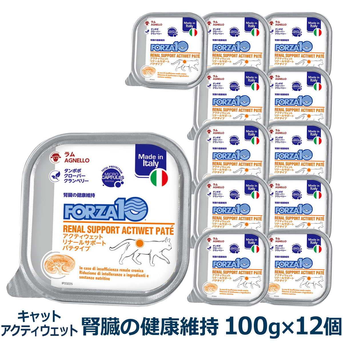 FORZA10　フォルツァディエチ　リナール　アクティウェット　キャット　100g×12個