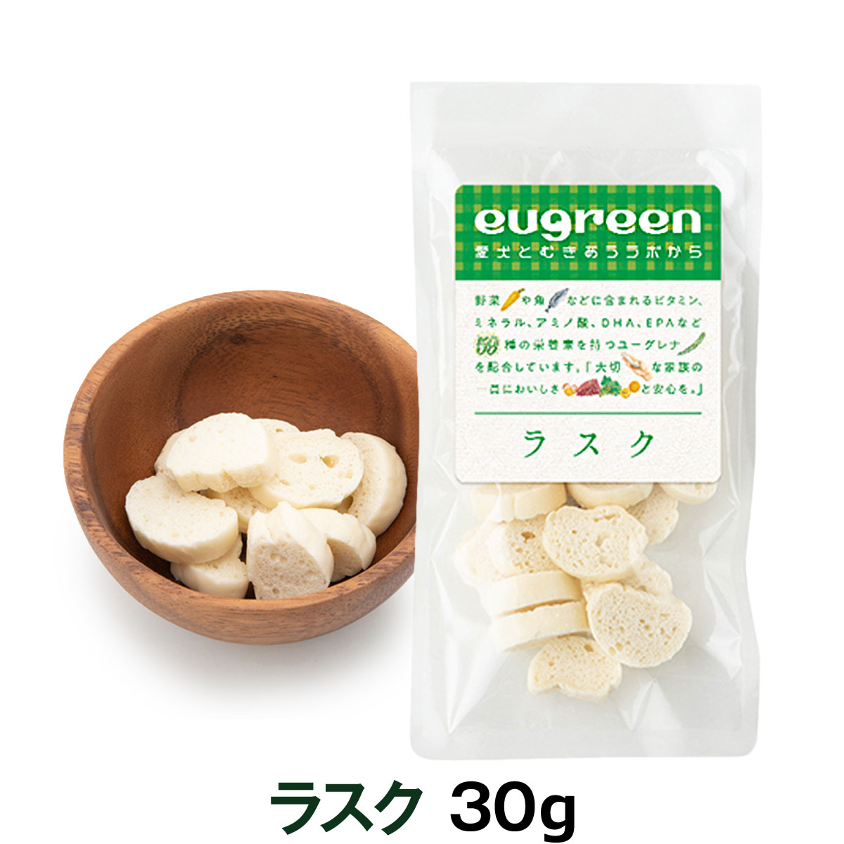 阪急ハロードッグ　eugreen　ラスク　30g