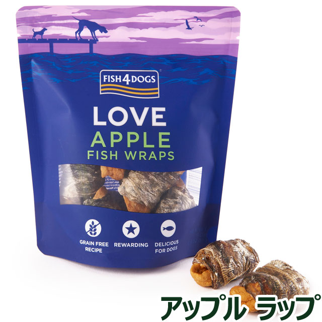 フィッシュ 4 ドッグ アップルラップ 90g