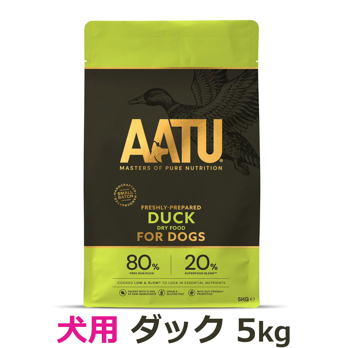 【2026年4月1日価格改定】AATU（アートゥー）　ドッグフード　ダック　5kg