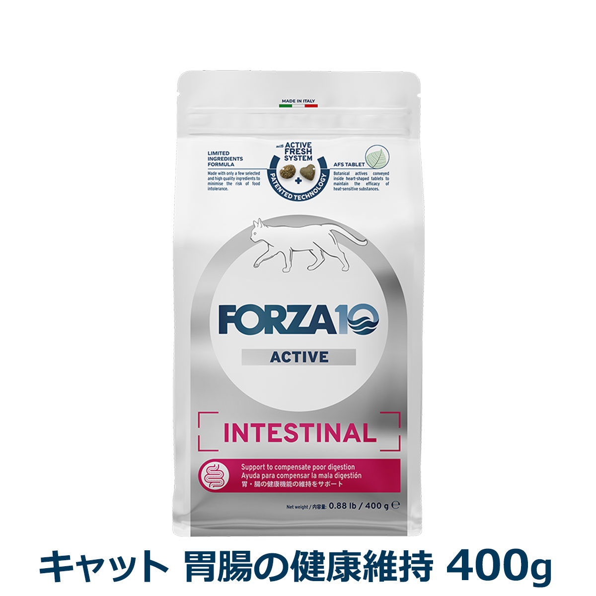 FORZA10　フォルツァディエチ　インテスティナルアクティブ　キャット　400g　
