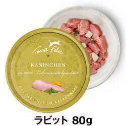 【順次リニューアル変更】テラフェリス　キャット　ラビット80g