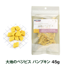 ナチュラルハーベストT　大地のベジビス　パンプキン　45g