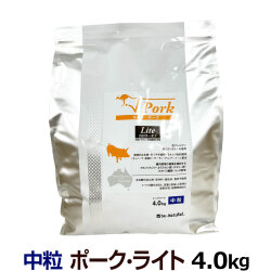 【在庫限りで販売終了】ビィ・ナチュラル　ルート　ポーク　ライト　中粒　4.0kg　【選べるプレゼント対象外】