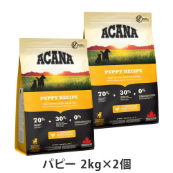 アカナ　パピーレシピ　2kg×2個