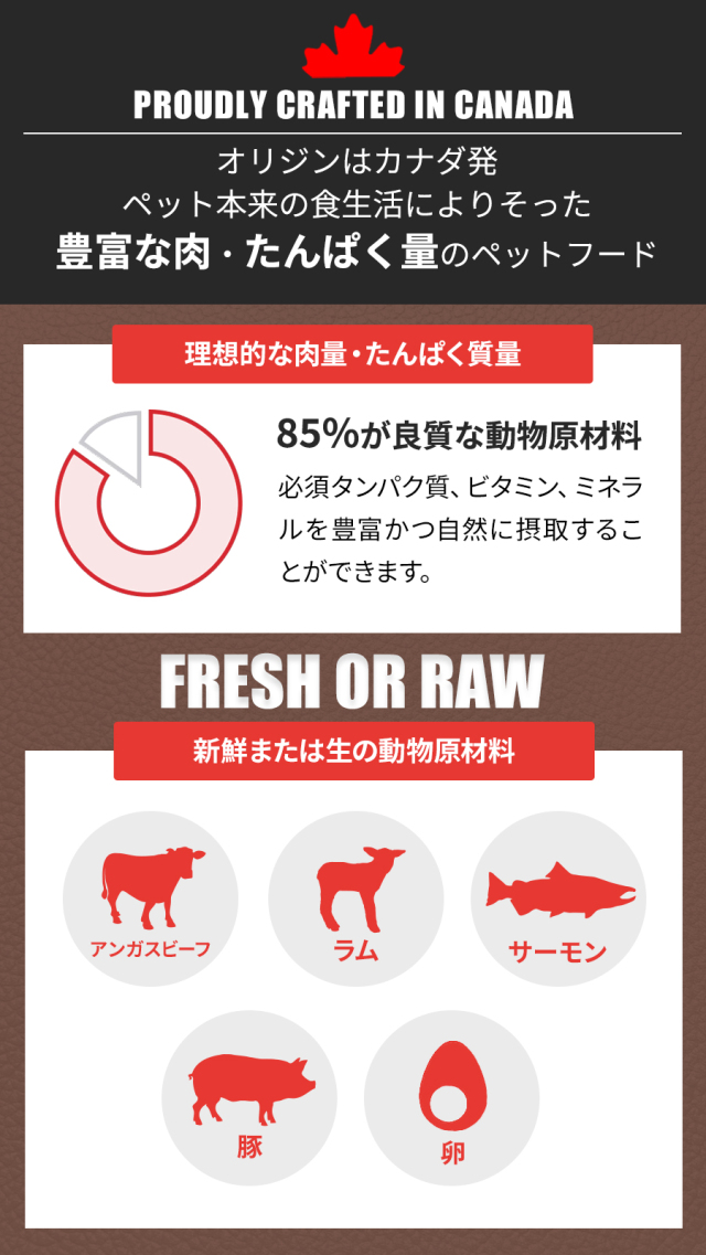 オリジン レジオナルレッド ドッグ 2kg