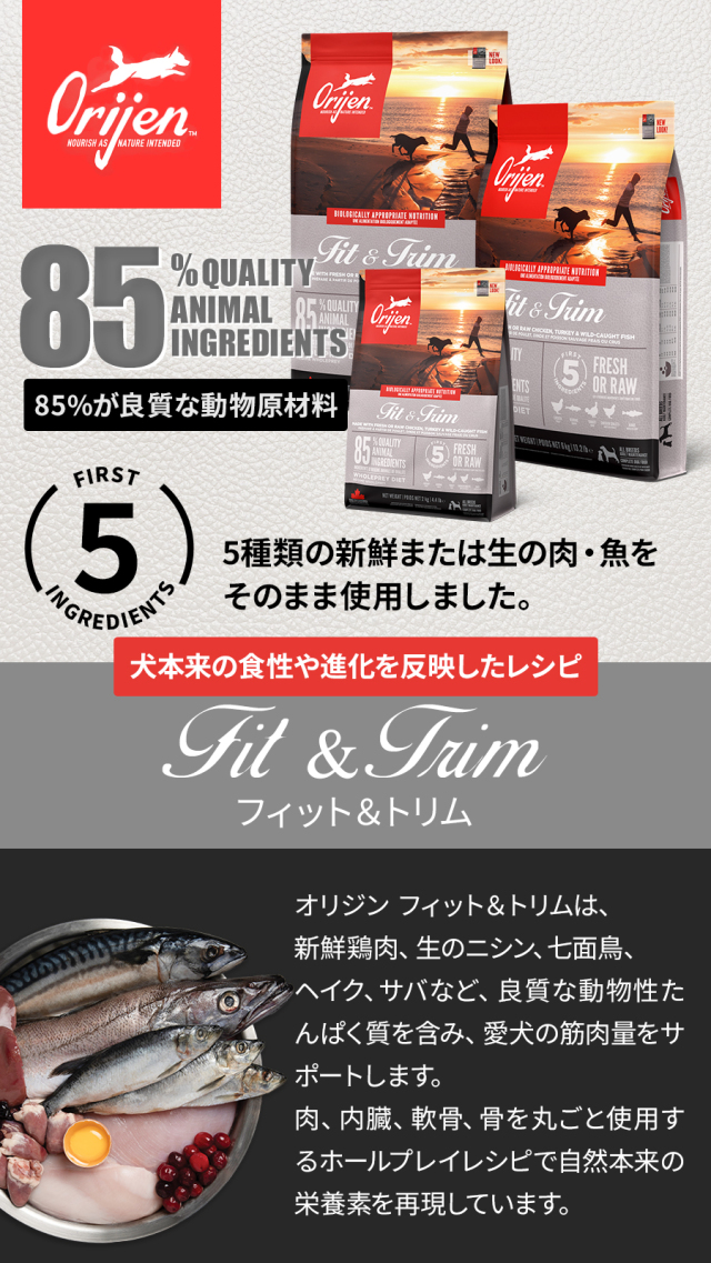 オリジン フィット＆トリム ドッグ 2kg