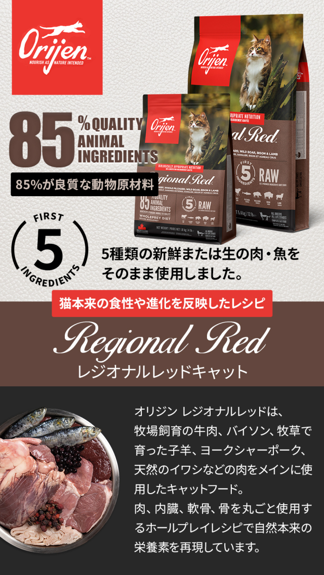 オリジン レジオナルレッド キャット 5.4kg