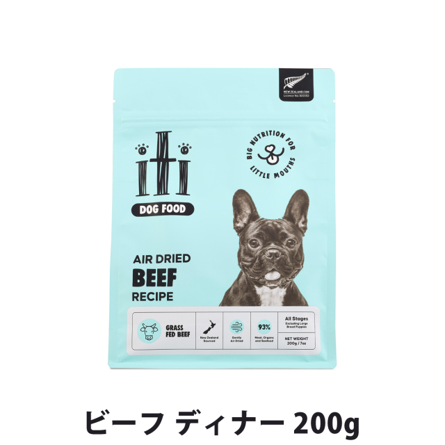 iti(イティ) エアドライドッグフード ビーフディナー 200g