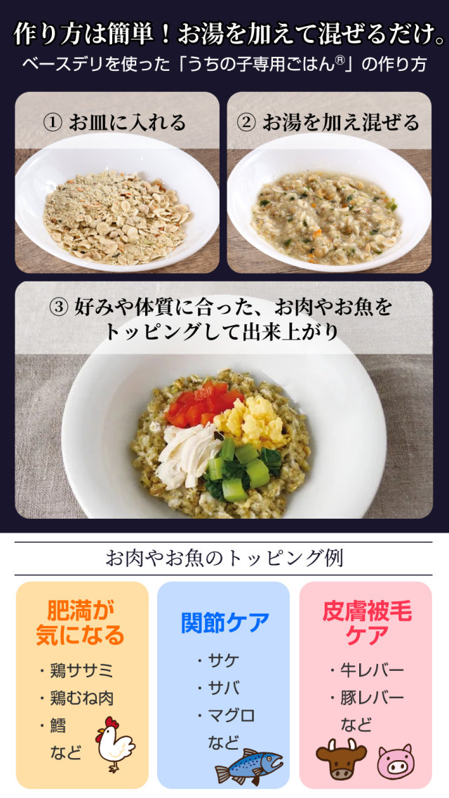 ベースデリ　500g × 2袋　手作りごはん 楽天市場】【マラソン☆10%クーポン】 ベースデリ 500g × 2個 犬