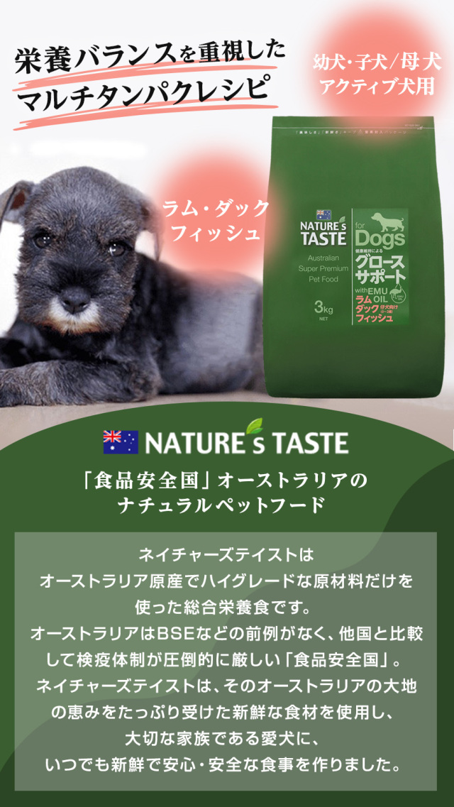 ネイチャーズテイスト　仔犬向けドッグフード ネイチャーズテイスト 仔犬向けドッグフード - ドッグフード