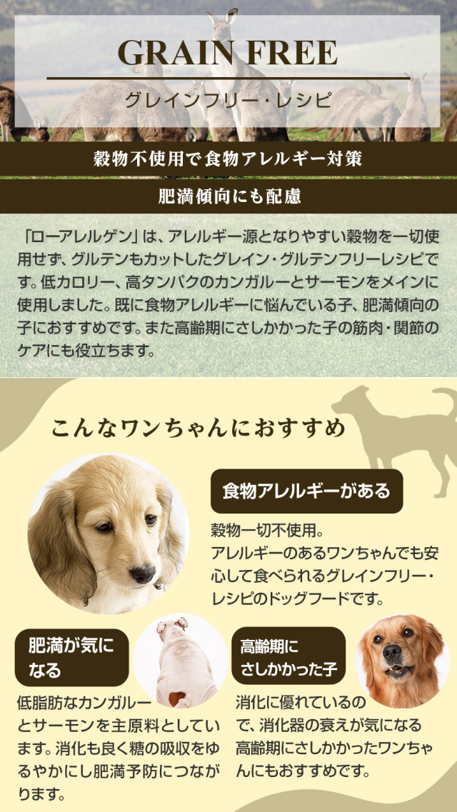 ネイチャーズテイスト　 ローアレルゲン　カンガルー＆サーモン　16kg ネイチャーズテイスト ローアレルゲン カンガルーサーモン (成犬