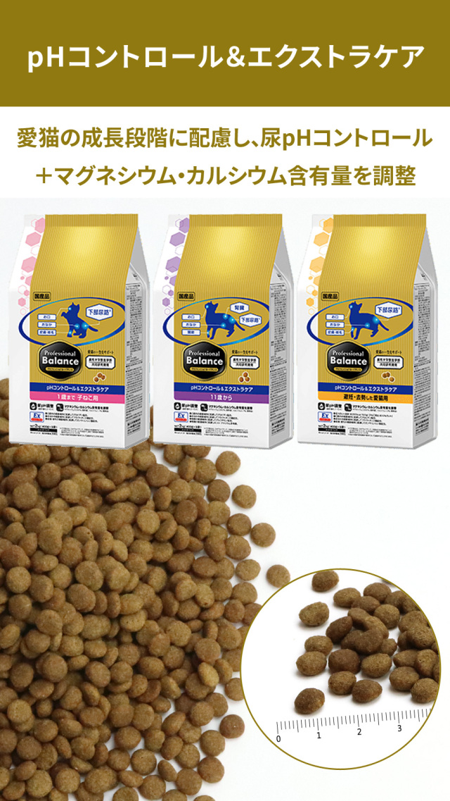 プロフェッショナルバランス　pHコントロール&エクストラケア　11歳から Amazon | ペットラインプロバラ プロフェッショナル・バランス