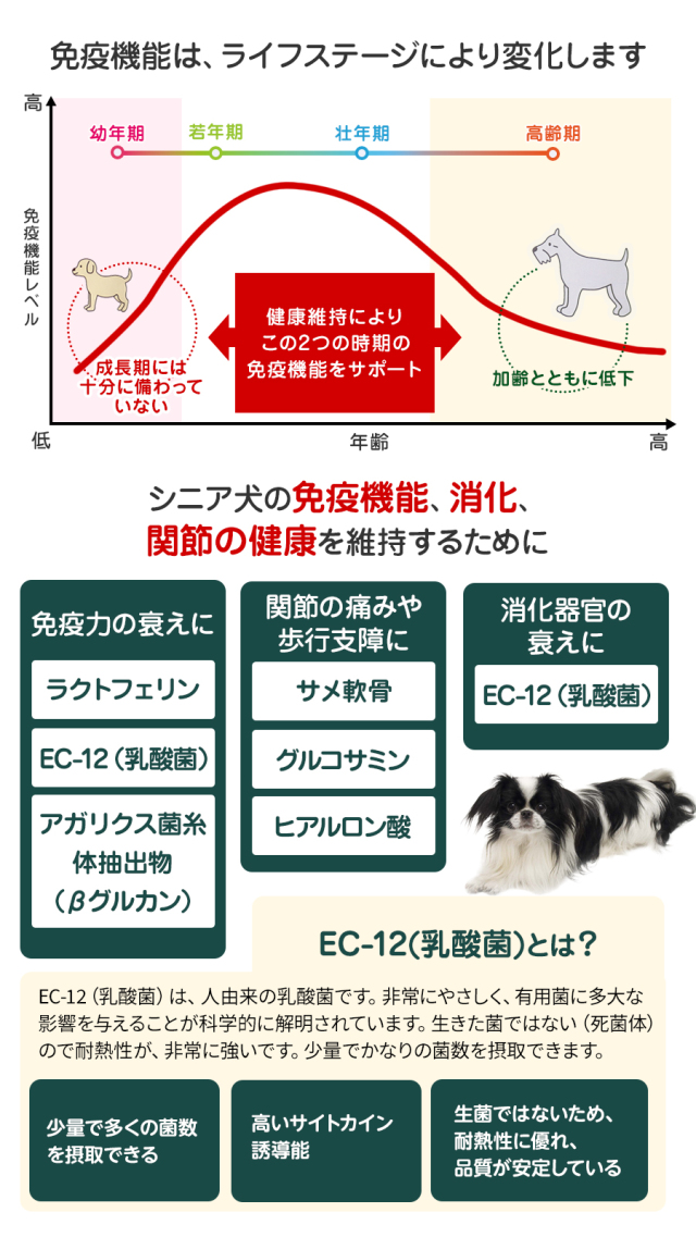 バリアサプリ ドッグ アダルト・シニア 500g