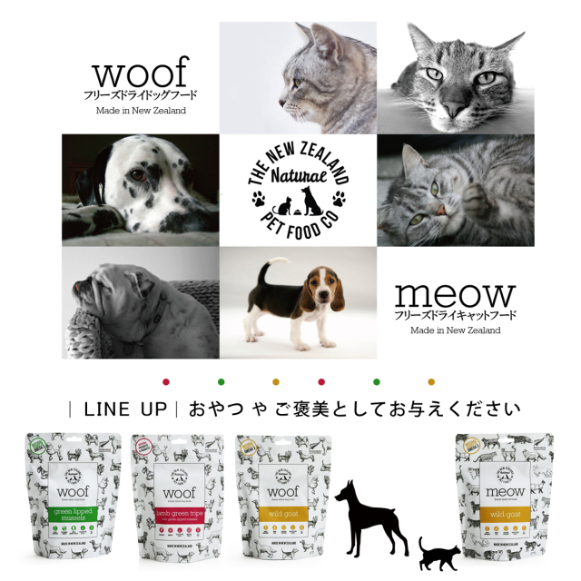 WOOF ワフ ラムグリーントライプwith緑イ貝 40g