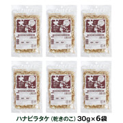 犬好生活　がんこおやじのきのこ園　ハナビラタケ（乾きのこ）×6袋（送料無料/沖縄を除く）