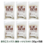 犬好生活　がんこおやじのきのこ園　きのこミックス（舞茸・ハナビラタケ）×6袋（送料無料/沖縄を除く）