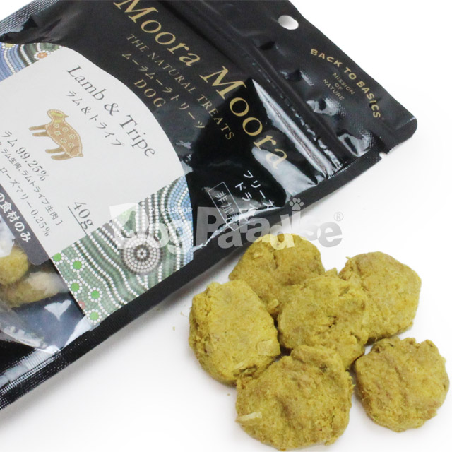 Moora Moora(ムーラムーラ) トリーツ ドッグ ラム＆トライプ 40g