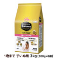 ペットライン　プロフェッショナルバランス　1歳まで子いぬ用　3kg（500g×6）