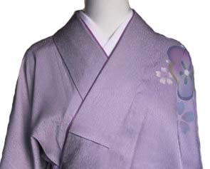 WK-F554PU梅に桜 グレー系紫