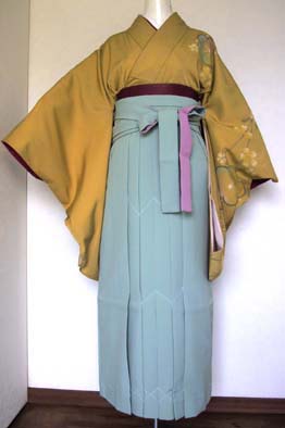 WK-F555YE梅に桜 からし　着用例２