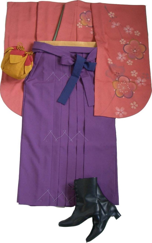 WK-F556SP梅に桜 オレンジ　着用例２