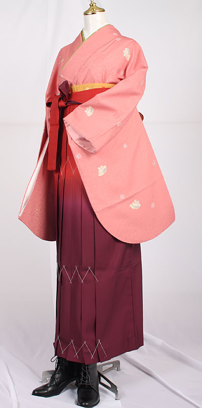 WH-K557PI魚柄　 ピンク　着用例１
