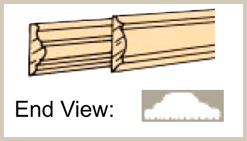 飾り棒　chair rail（2本セット）