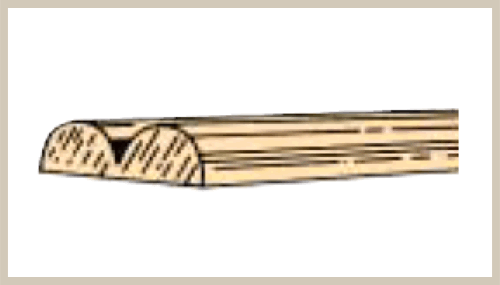 飾り棒　double bead（2本セット）