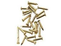 ミニ釘 （真鍮、4.0mm x 直径0.7mm) （約100本入り）