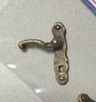 ドアハンドル/ブロンズ　（French、Lever） （２個入り）