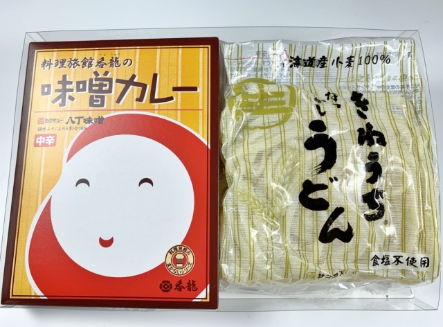 味噌カレーうどんクリアケース