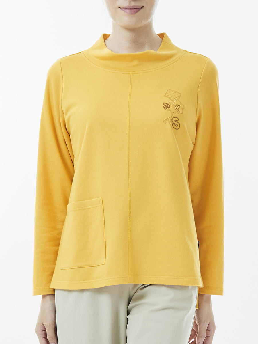 裏毛ストレッチプルオーバー