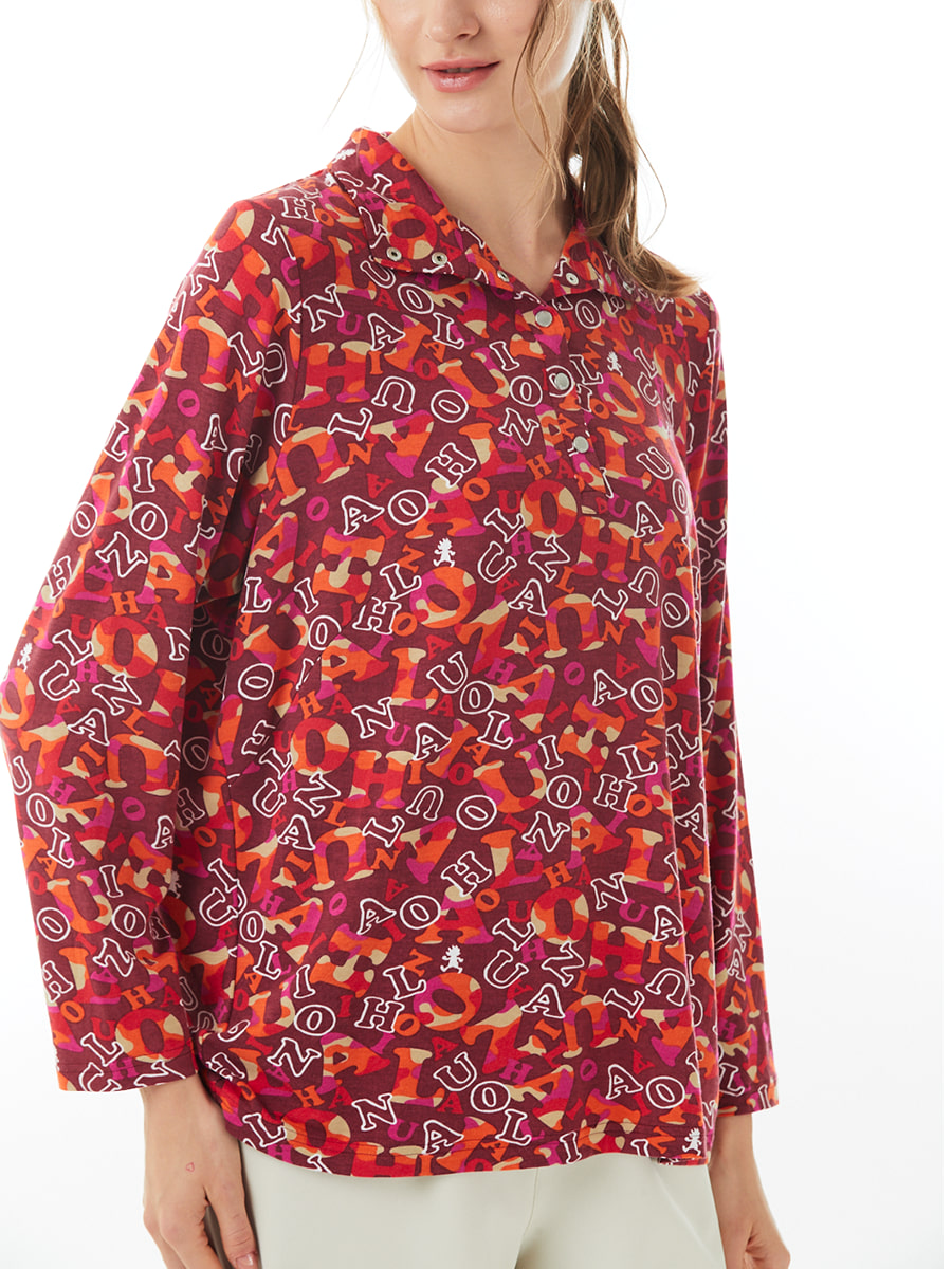 カモフロゴ襟付きカットソー