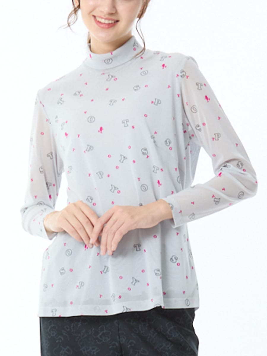 チュールプリント　インナー