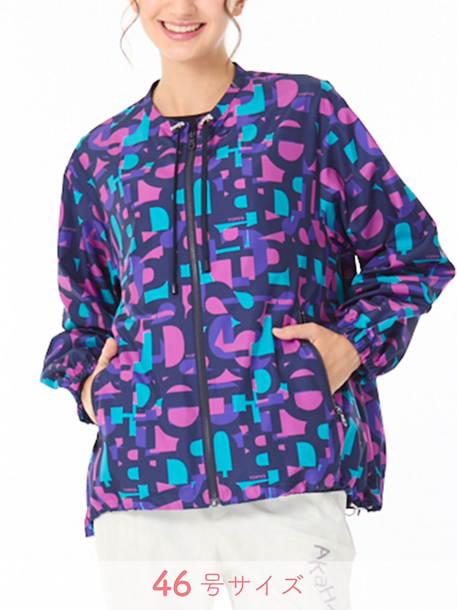 ブロックロゴタフタ　ブルゾン